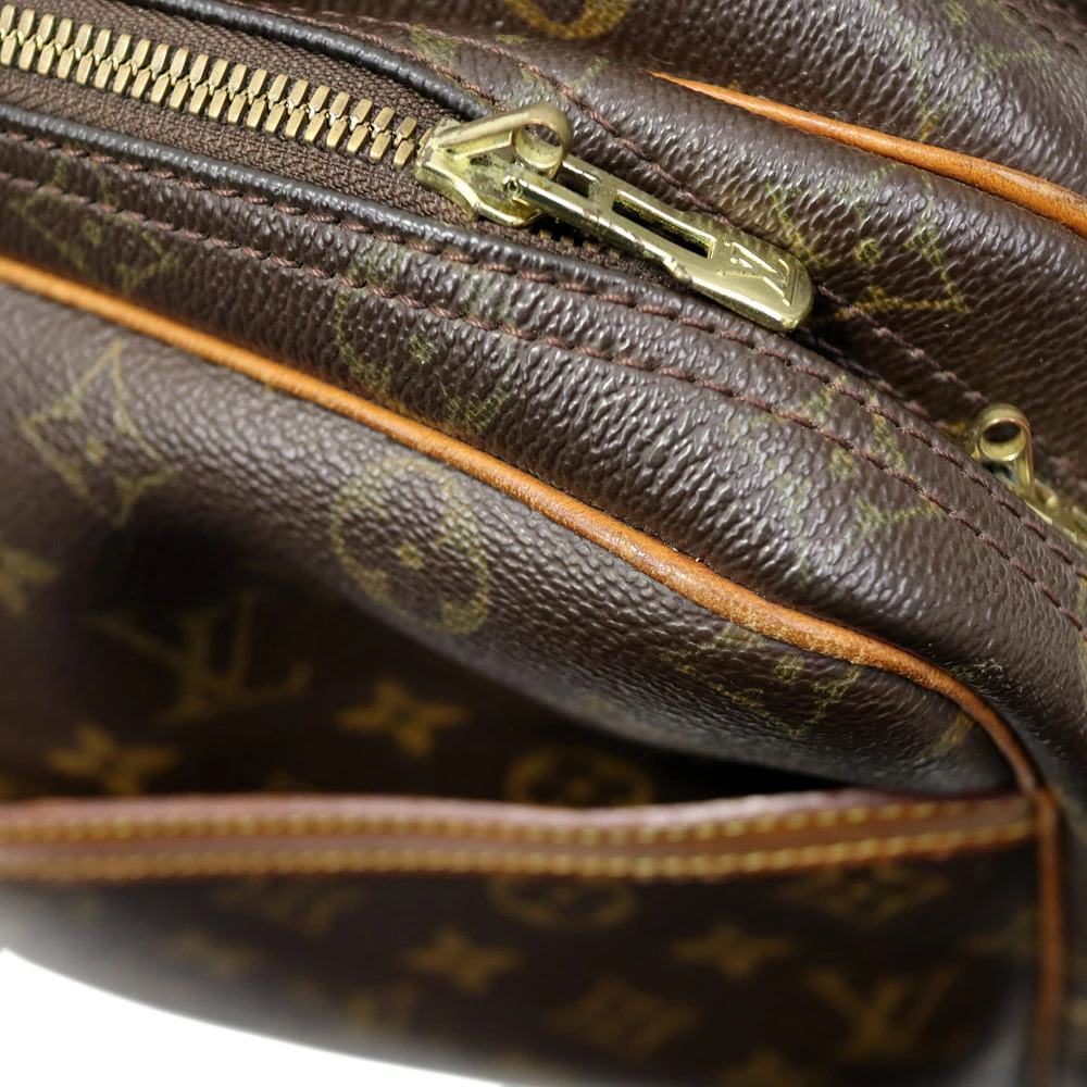Louis Vuitton Reporter Shoulder Bag Brown